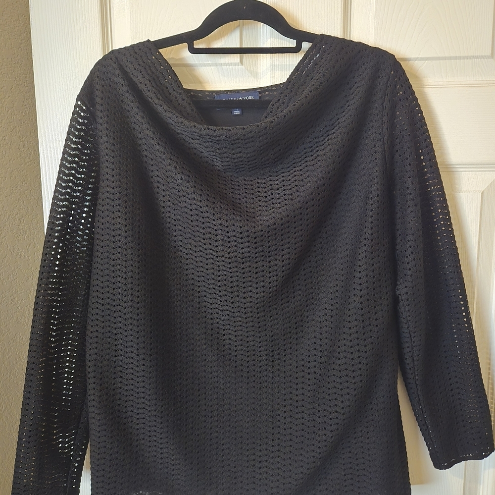 Jones New York black Womens Top